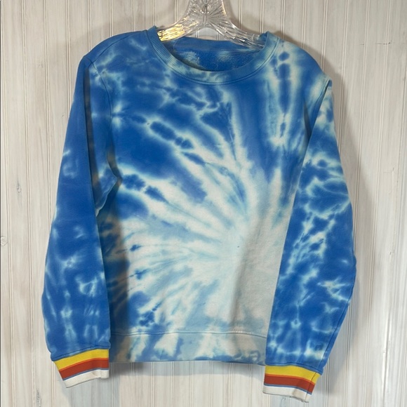Warm Tops - WARM TIE DYE RINGER SWEATSHIRT S